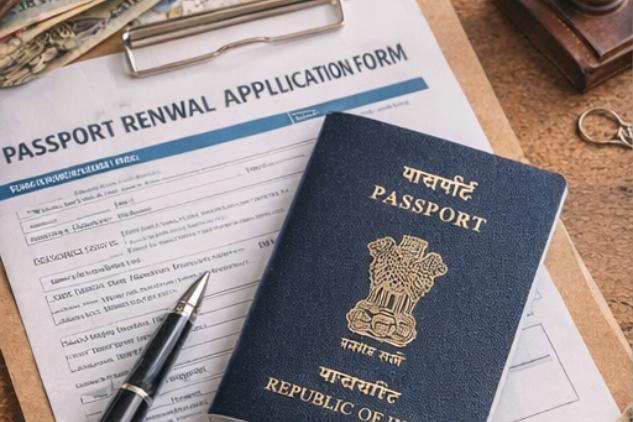 apply for reissue of passport India